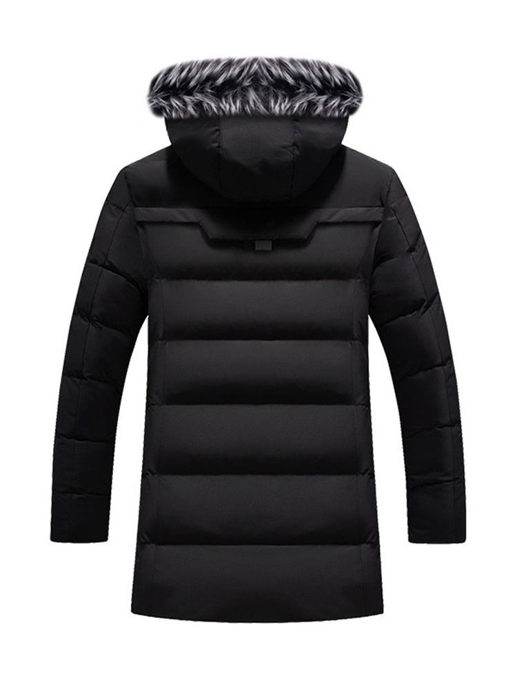 Patchwork Color Block Com Capuz E Zíper Jaqueta Europeia Masculina