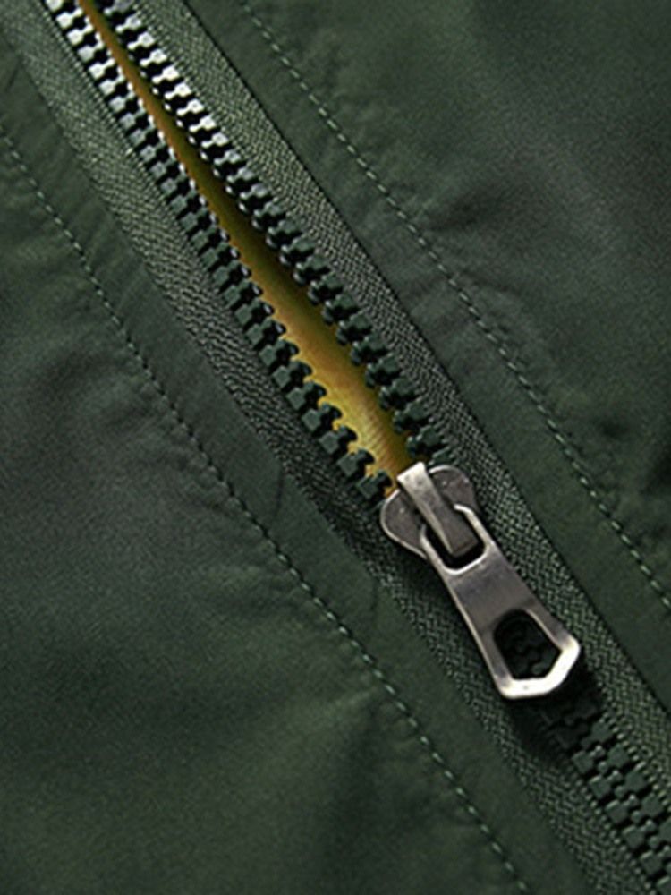 Suporte Collar Patchwork Thick Slim Jaqueta Masculina Com Zíper