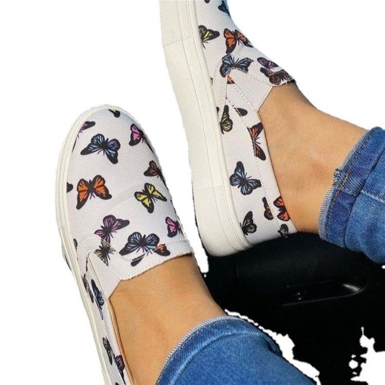 Plano Com Fio Redondo Toe Sapatos Fino Femininos Casual