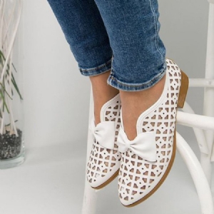 Sapatos Femininos De Salto Médio Oco De Salto Médio (3-5 cm)