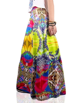 Imprimir Saia Feminina Floral A-line