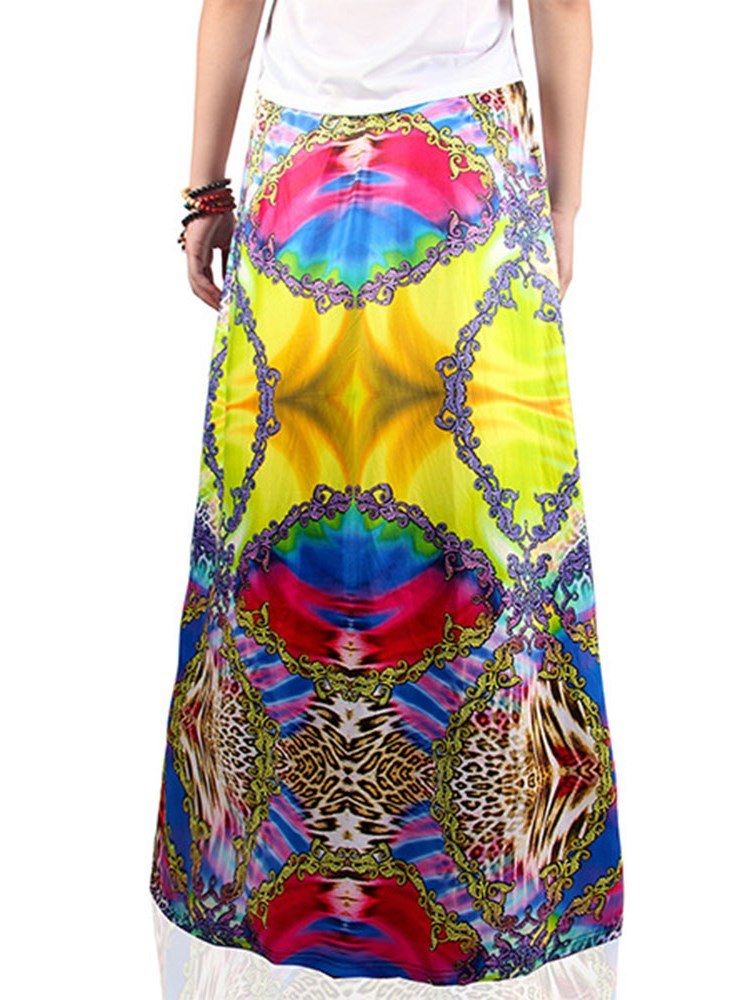 Imprimir Saia Feminina Floral A-line