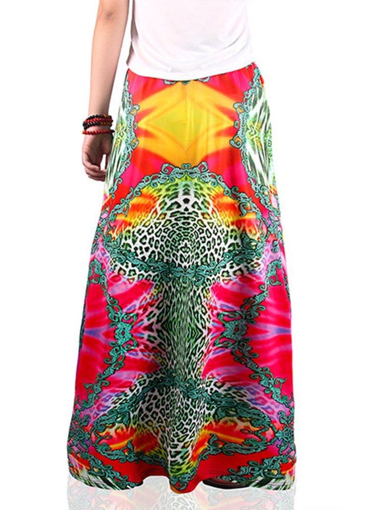 Imprimir Saia Feminina Floral A-line
