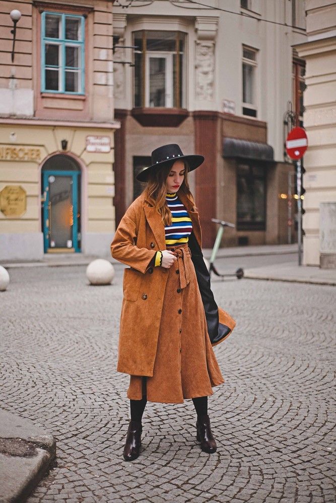 Saia Casual Feminina De Renda Média Panturrilha Lisa