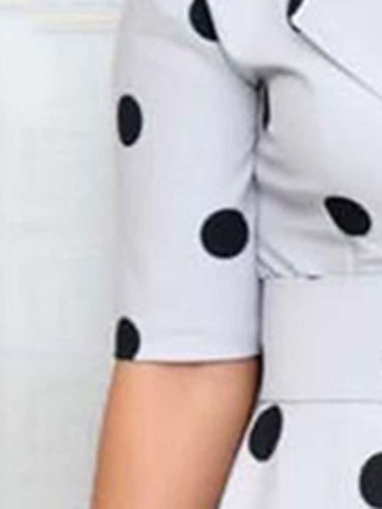 Bolinhas Femininas Linha A Meia Canela Meia Manga Regular Ol Dres (sem Cintura)