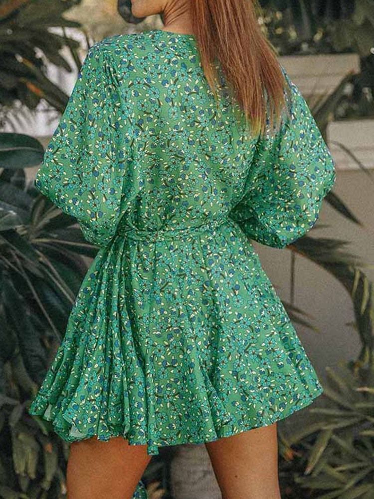 Manga De Nove Pontas Acima Do Joelho Pullover Cor Block Vestido Feminino