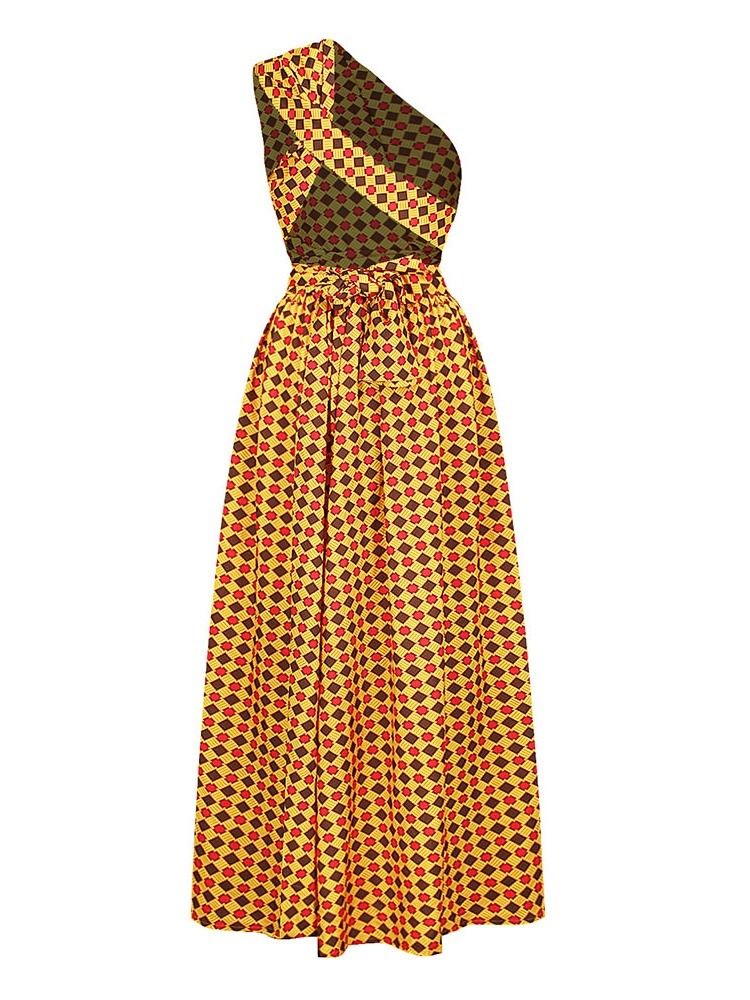 Pulôver Feminino Estampado Sem Mangas Até O Chão