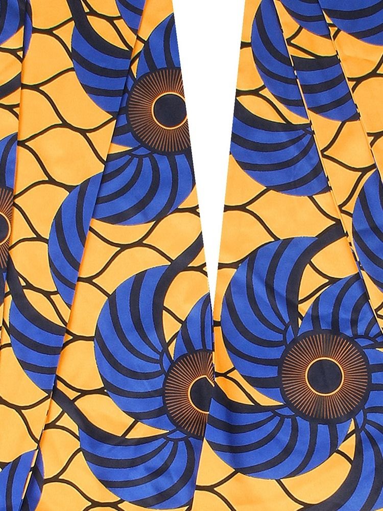 Vestido Estampado Feminino Vintage Sem Mangas Até O Chão