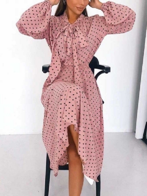 Vestido Feminino De Manga Comprida Com Gola De Meia Canela E Meia-calça
