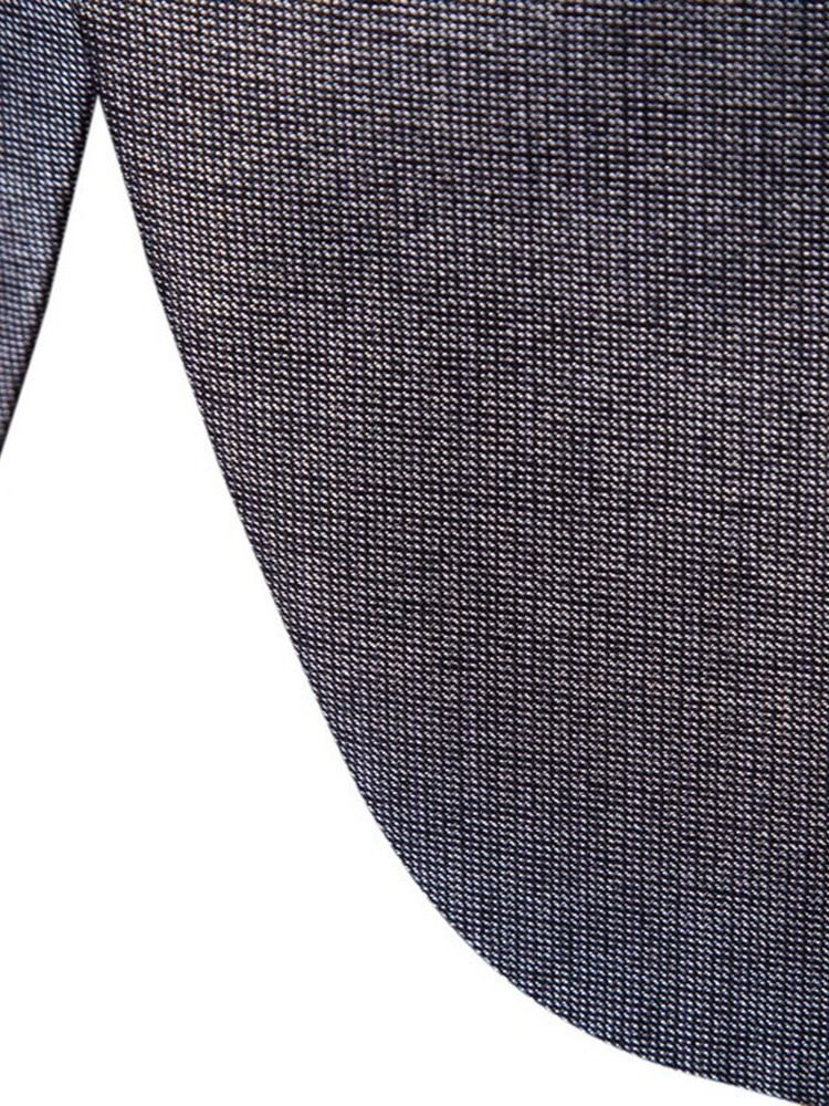 Blazer De Bolso Simples Com Bolso Casual Terno Masculino