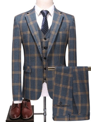Blazer Button One Button Terno Masculino