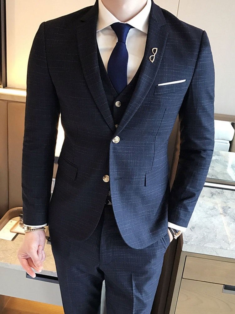 Blazer Masculino Coreano De Peito Único