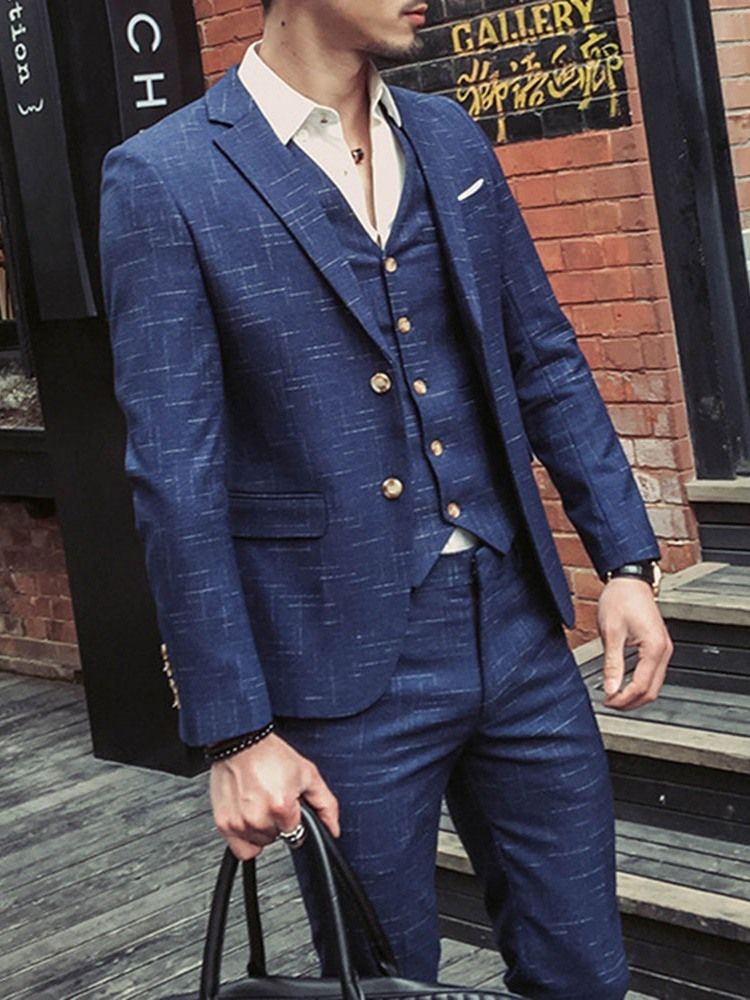 Blazer Masculino Coreano De Peito Único