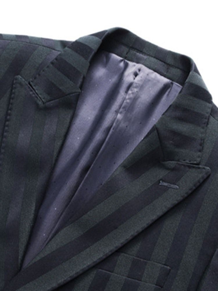 Blazer Terno Masculino Com Peito Único