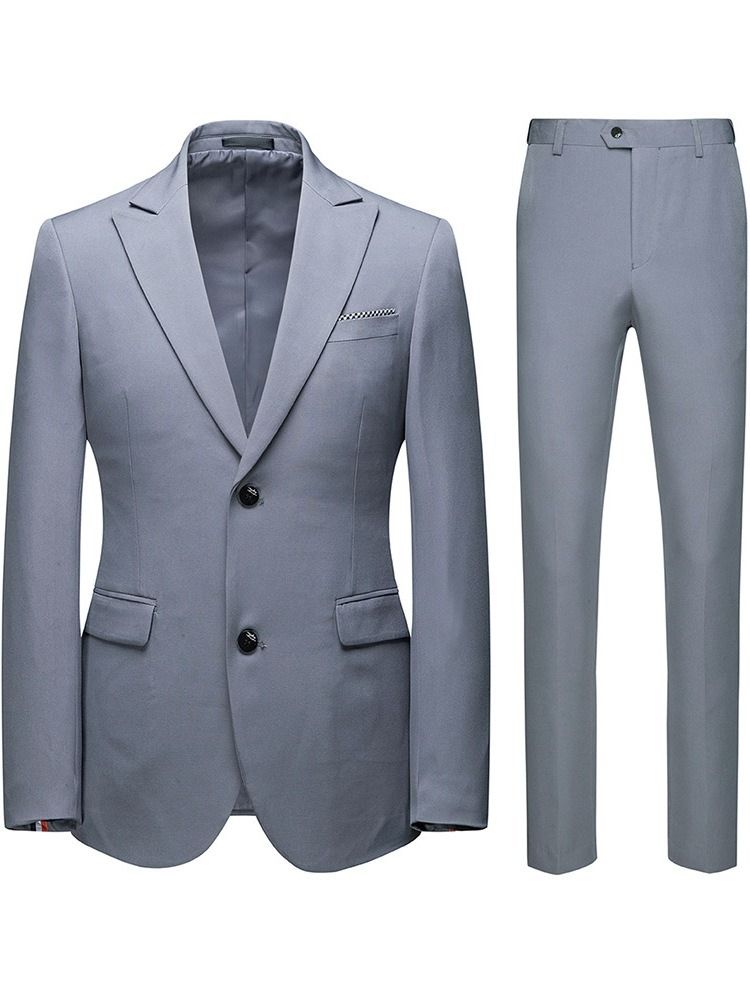 Blazer Terno Masculino De Peito Único