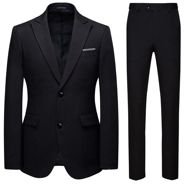 Calça Botão Terno Formal Masculino