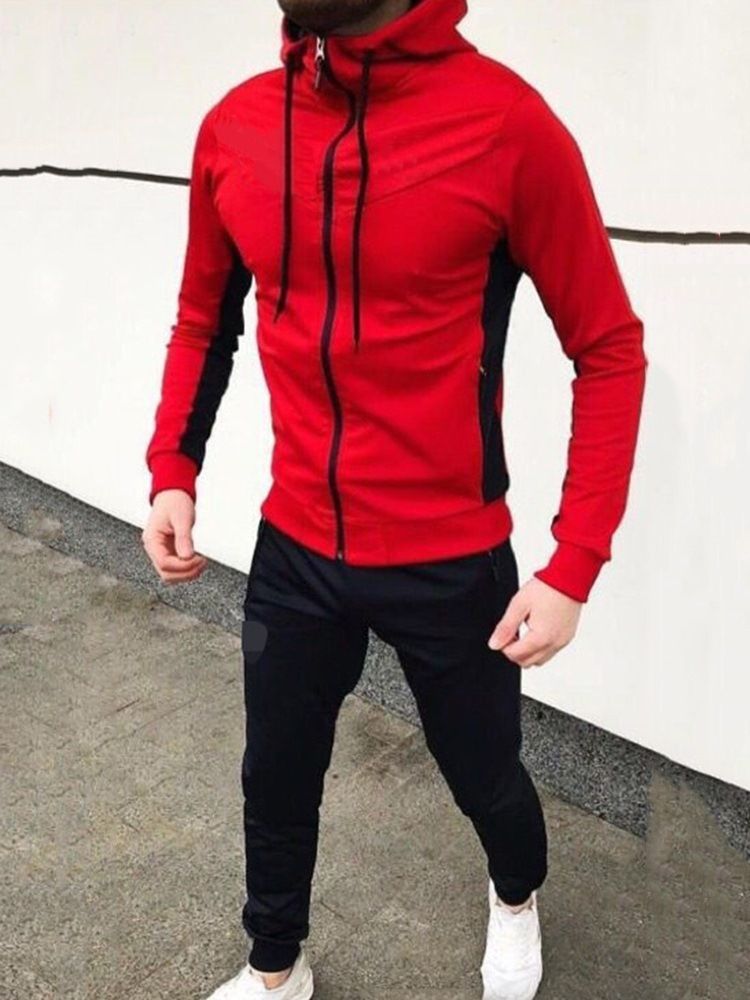 Calça Esportiva Patchwork Roupa Masculina