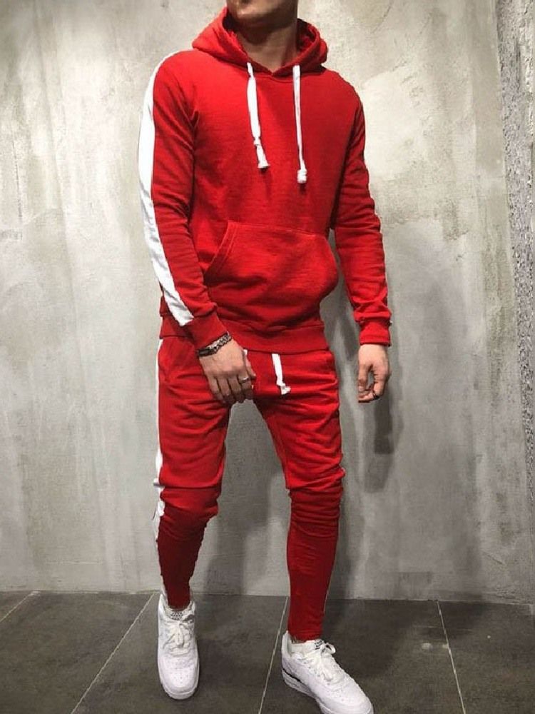 Calça Patchwork Roupa Casual Masculina