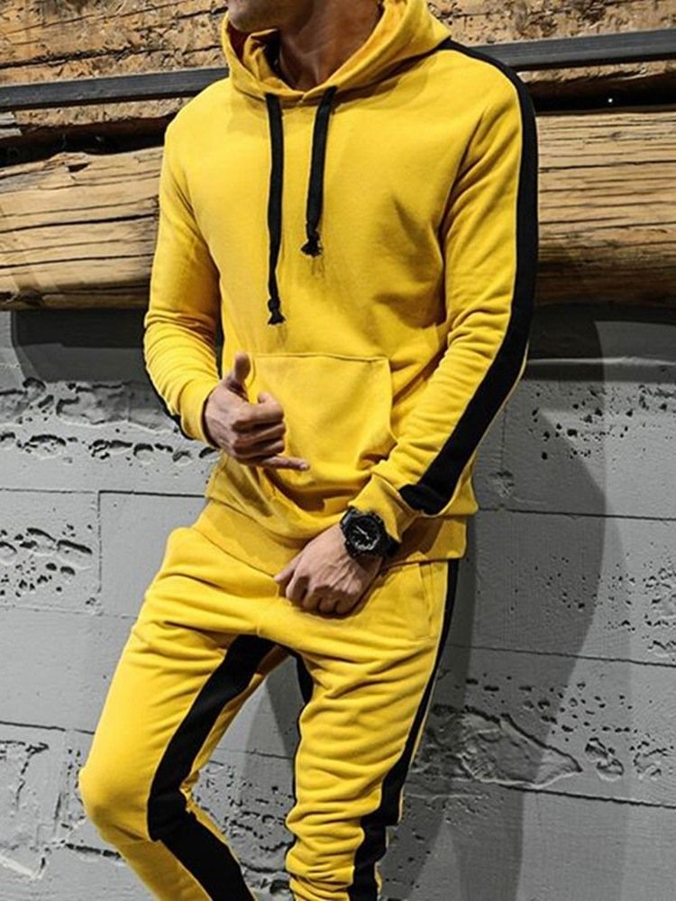 Calça Patchwork Roupa Casual Masculina