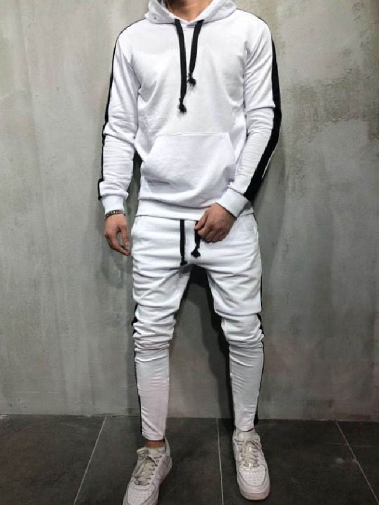 Calça Patchwork Roupa Casual Masculina