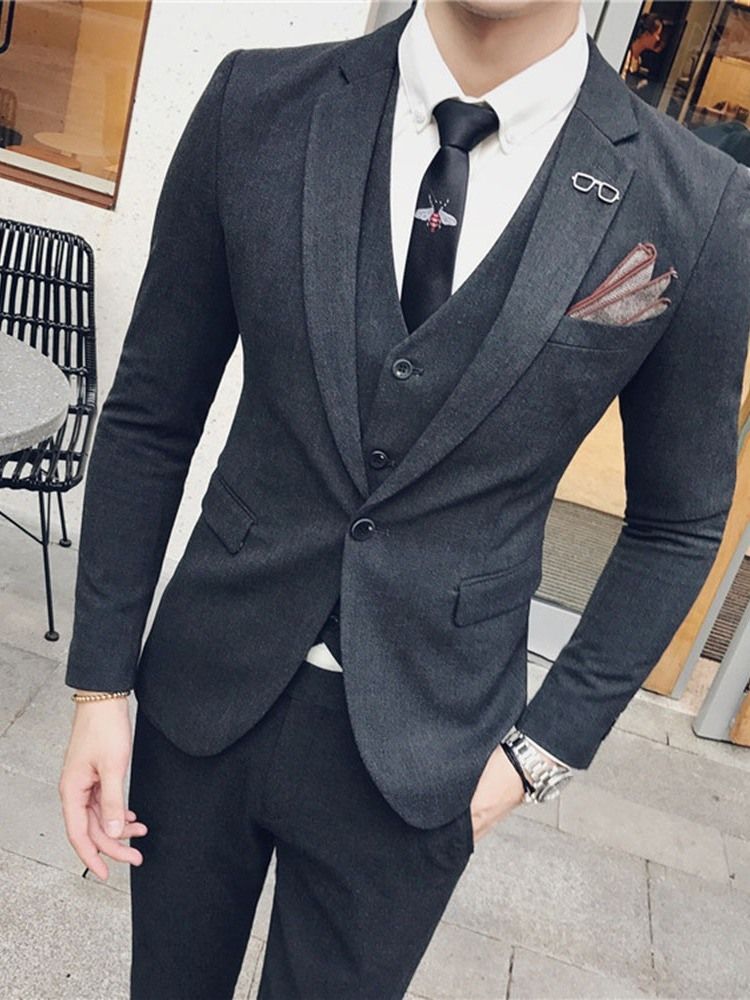 Calça Simples Formal Terno Masculino