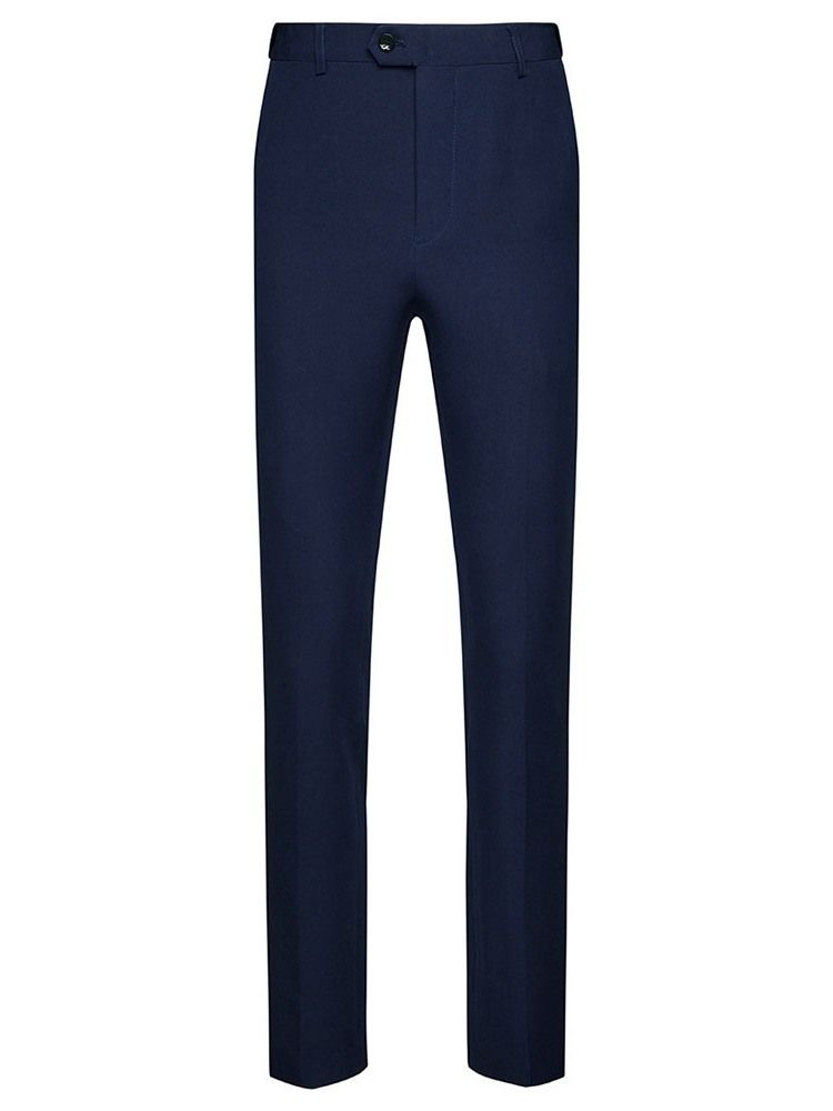 Calça De Um Botão Terno Masculino Europeu