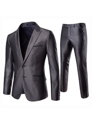 Calças Blazer Simples Terno Vestido Casual Masculino
