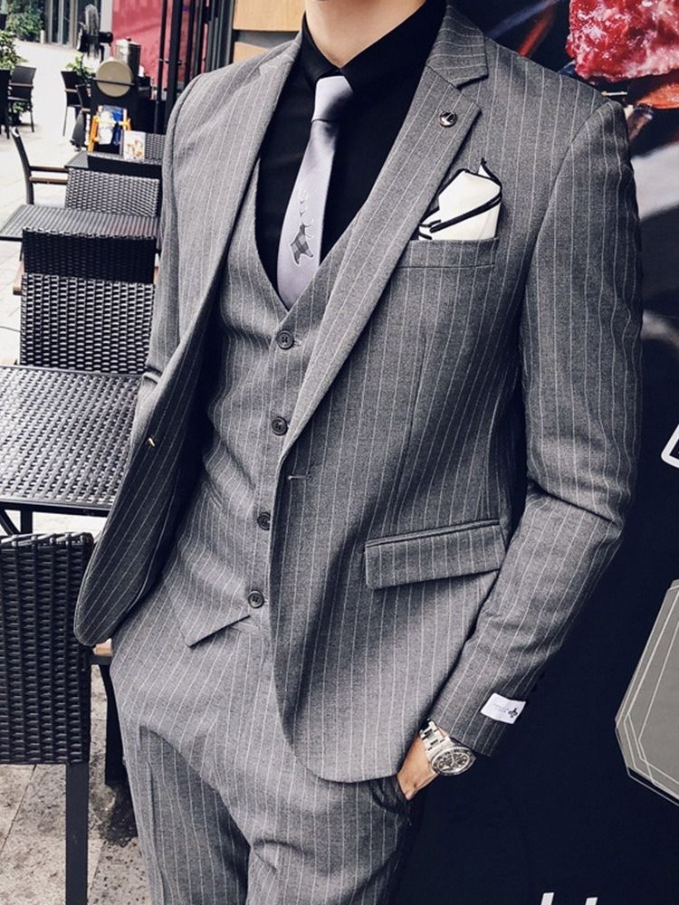 Calças Formais De Bolso Terno Masculino