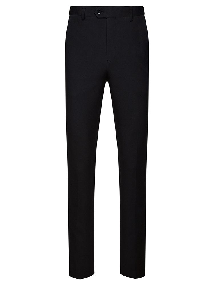 Calças Moda Cor Block Terno Masculino
