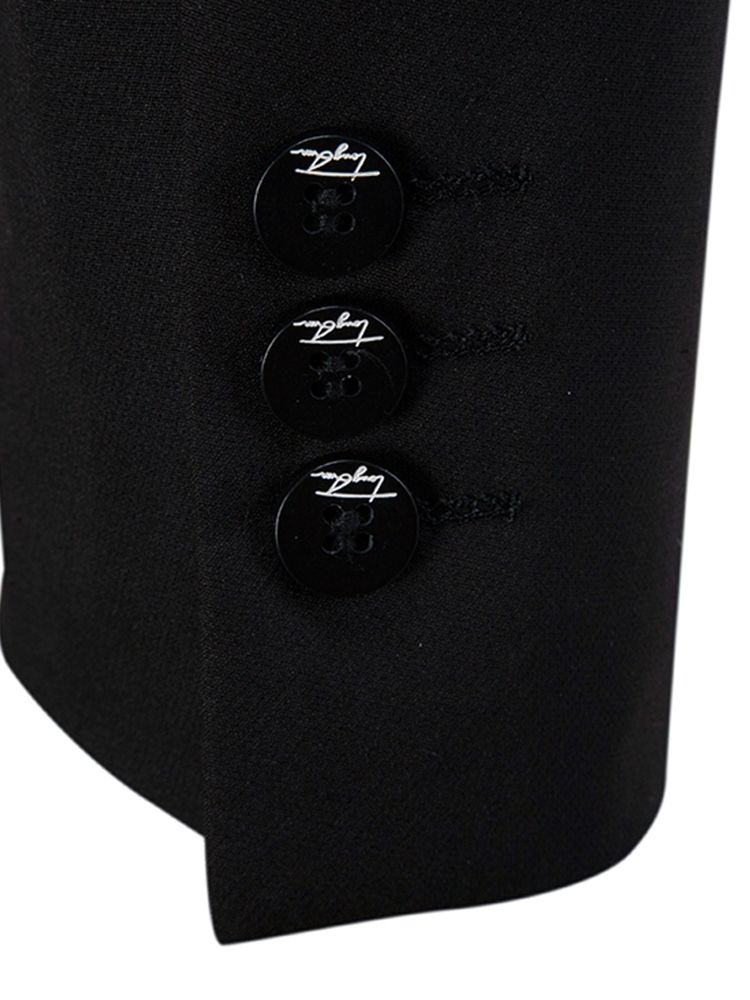 Calças Moda Cor Block Terno Masculino