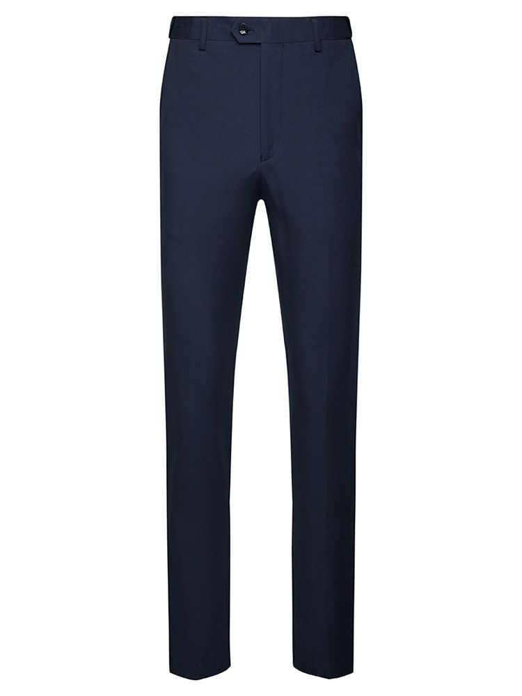 Calças Moda Cor Block Terno Masculino
