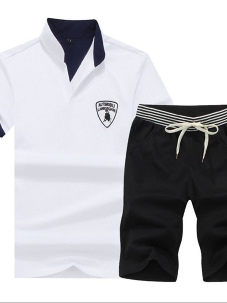 Carta Com Cordões Roupa Masculina Casual De Verão