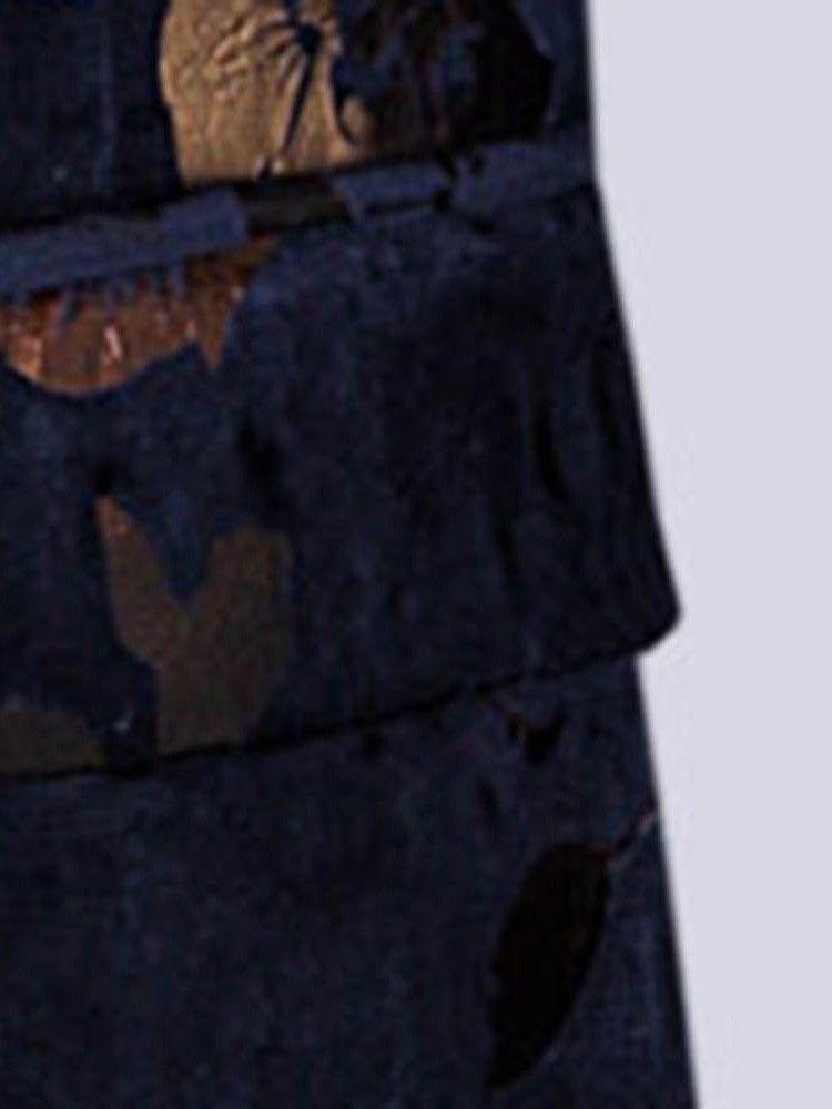 Estampa Floral Masculina 3 Peças Terno Vestido De Festa Casual