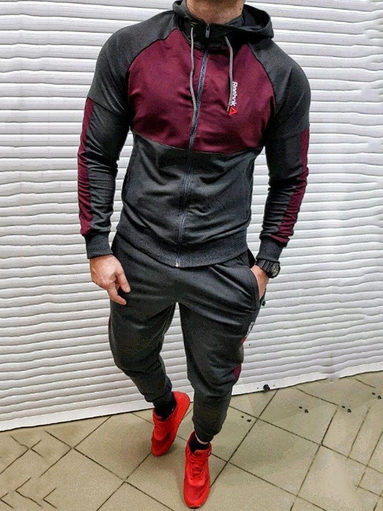 Moletom Estilo Casual Patchwork Roupa Masculina