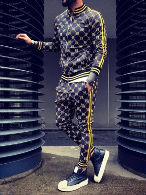 Roupa Esportiva Masculina Estampada Xadrez