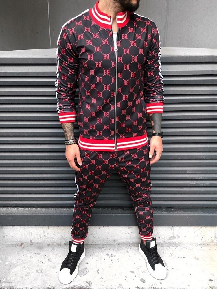 Roupa Esportiva Masculina Estampada Xadrez