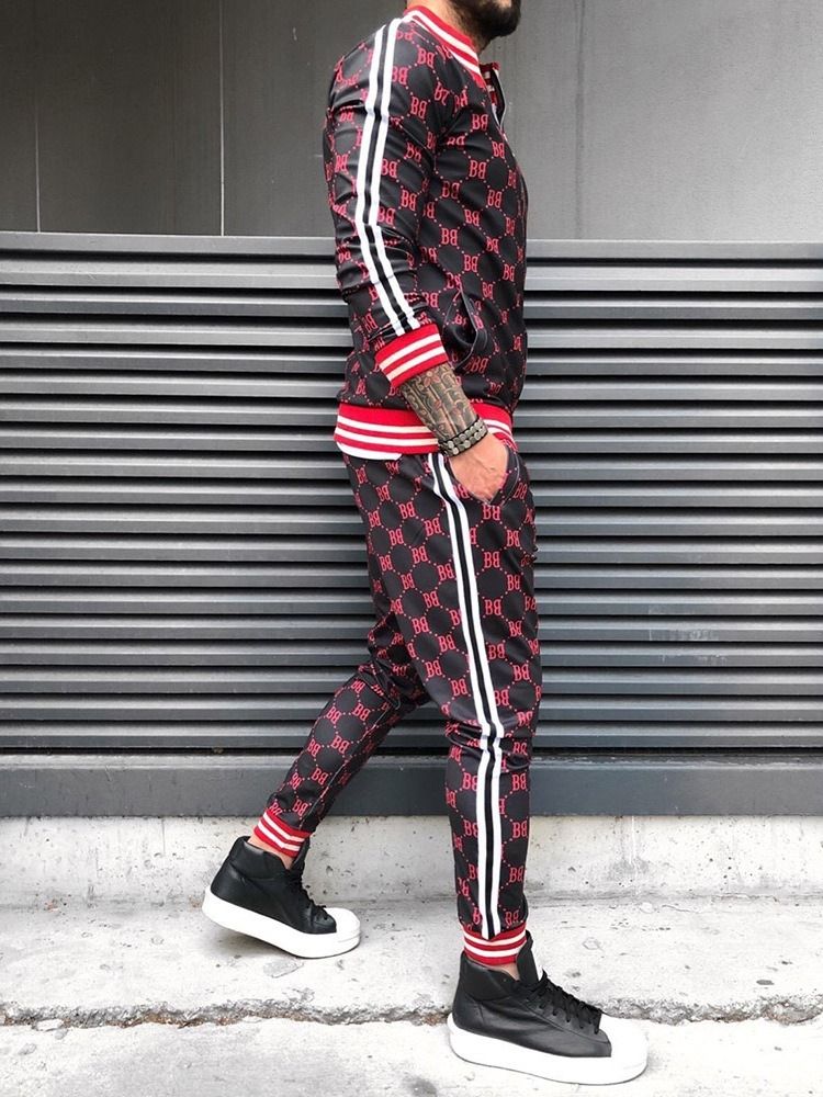 Roupa Esportiva Masculina Estampada Xadrez