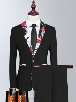 Terno Formal De Blazer Masculino Com Um Botão