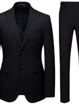 Terno Formal Masculino Liso Com Peito Único