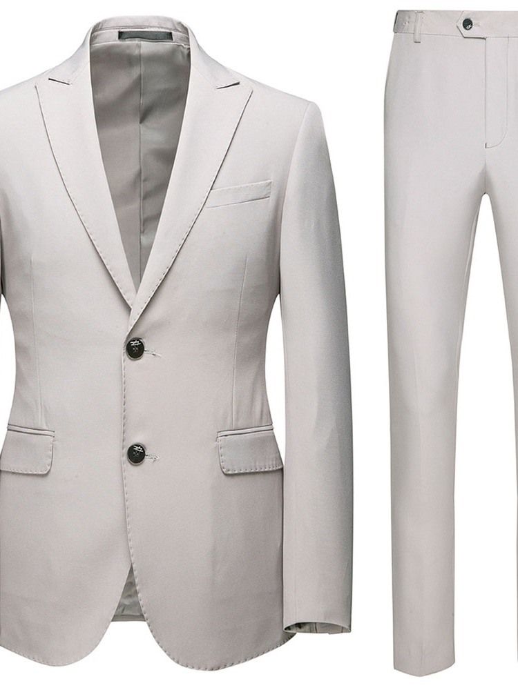 Terno Formal Masculino Liso Com Peito Único
