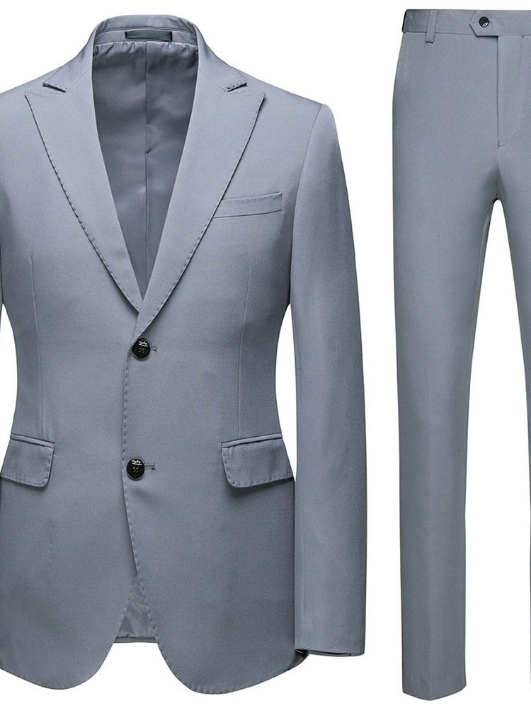 Terno Formal Masculino Liso Com Peito Único