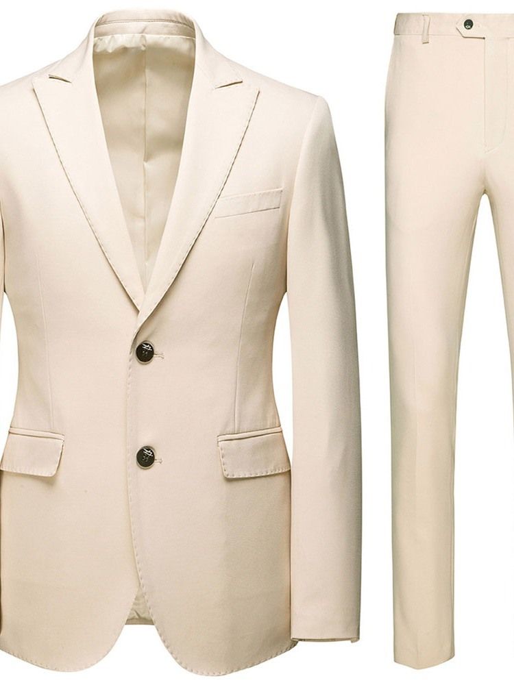 Terno Formal Masculino Liso Com Peito Único