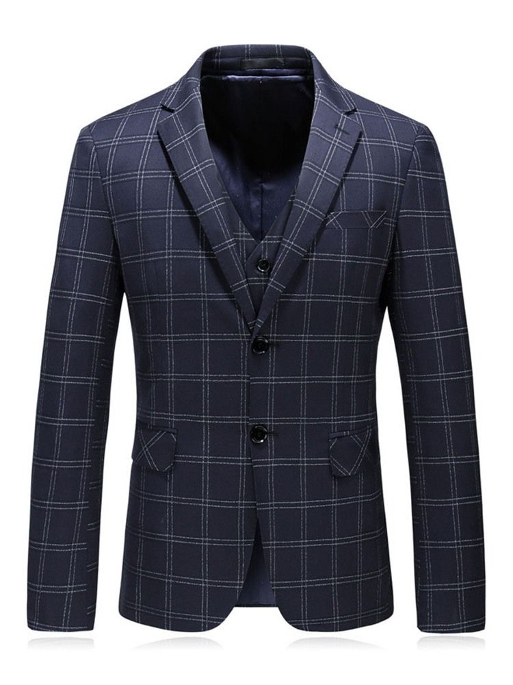 Terno Masculino Fashion Xadrez Blazer