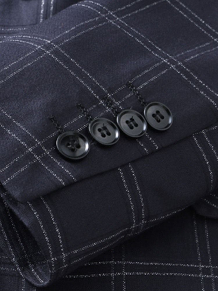 Terno Masculino Fashion Xadrez Blazer