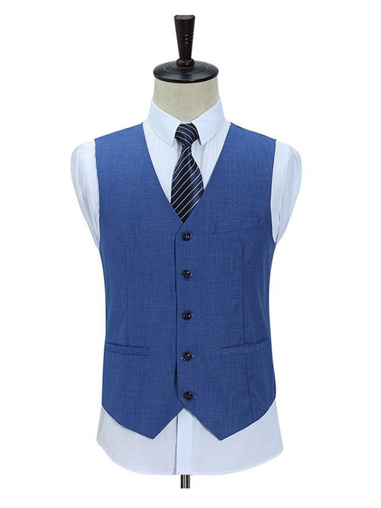 Terno Masculino Simples De Um Botão Business Slim