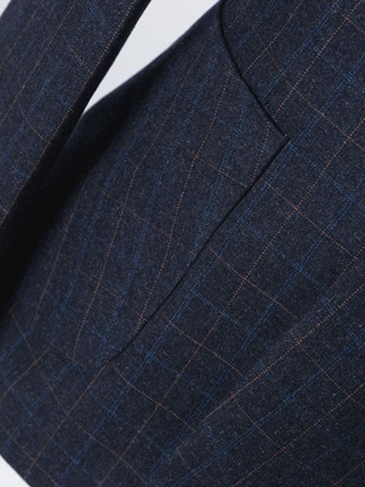 Terno Masculino Xadrez Da Moda