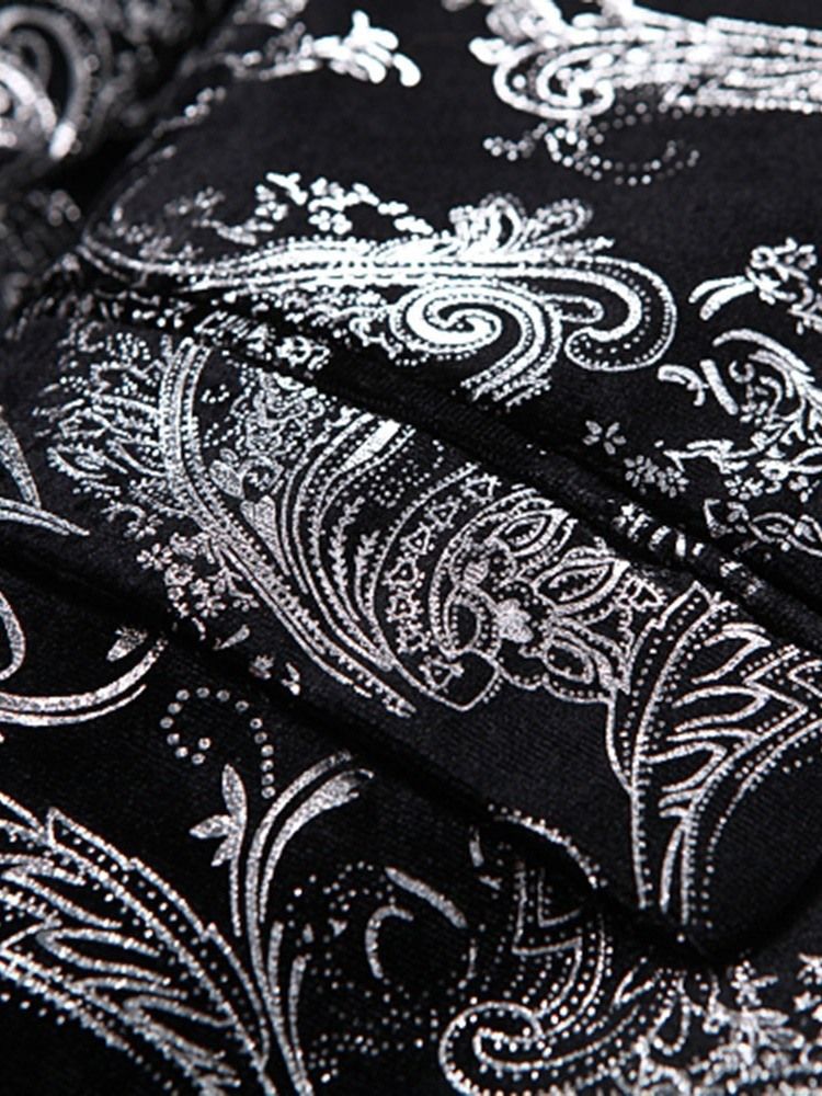 Terno Vestido De Festa Casual Masculino Com Estampa Floral 3 Peças