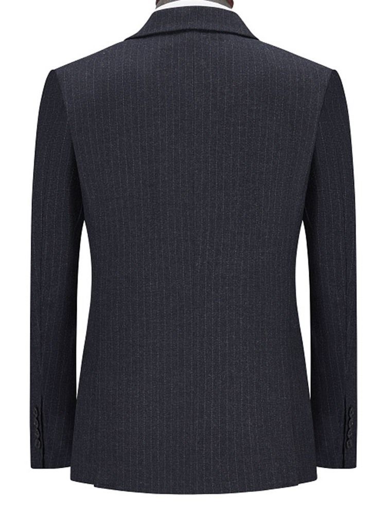 Terno Vestido Masculino De Peito Duplo Com Listra