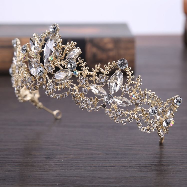 Acessórios De Cabelo Feminino De Noiva Estilo Barroco Brilhante