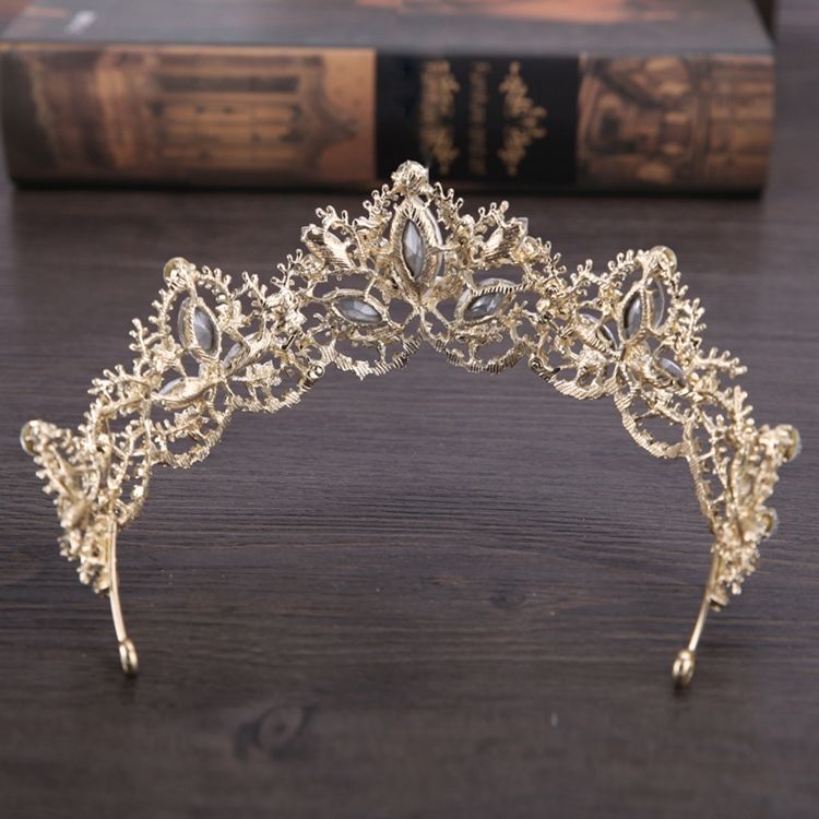 Acessórios De Cabelo Feminino De Noiva Estilo Barroco Brilhante